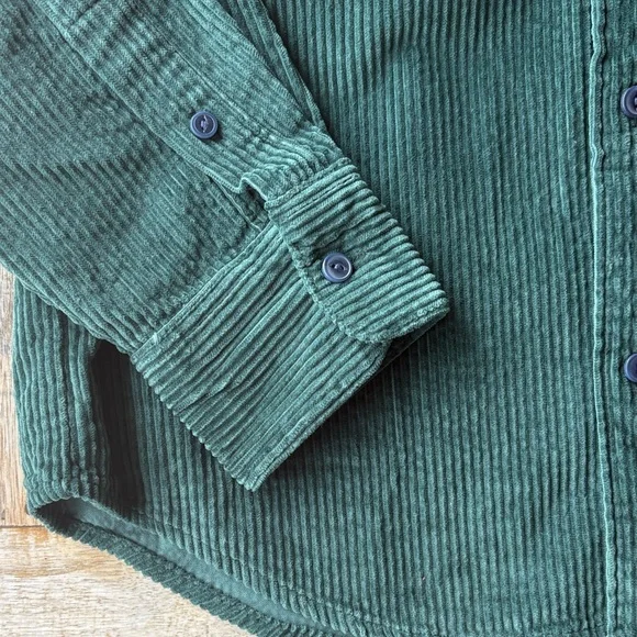 NWOT Crewcuts Green Corduroy Boys Shirt size 10 - Picture 5 of 6